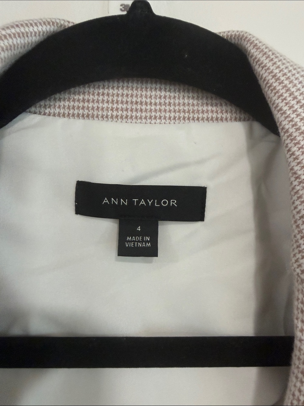 Ann Taylor Light Taupe Textured Blazer - Picture 2 of 3